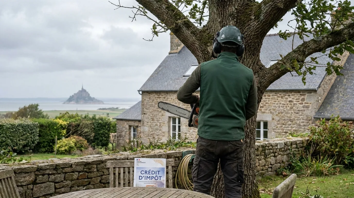 Élagage et crédit d'impôt : comment bénéficier des 50% ? (Manche)