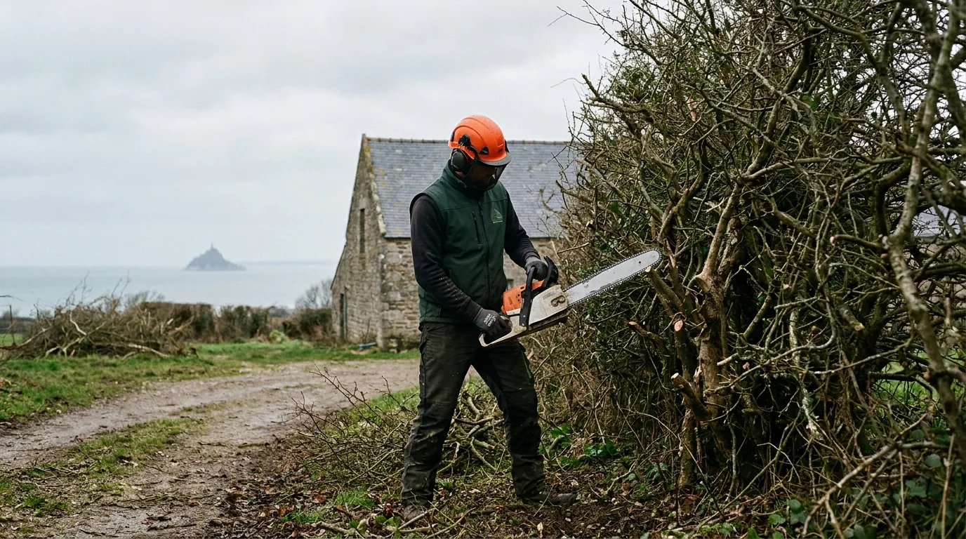 Élagage des haies champêtres : obligations et bonnes pratiques (Manche)